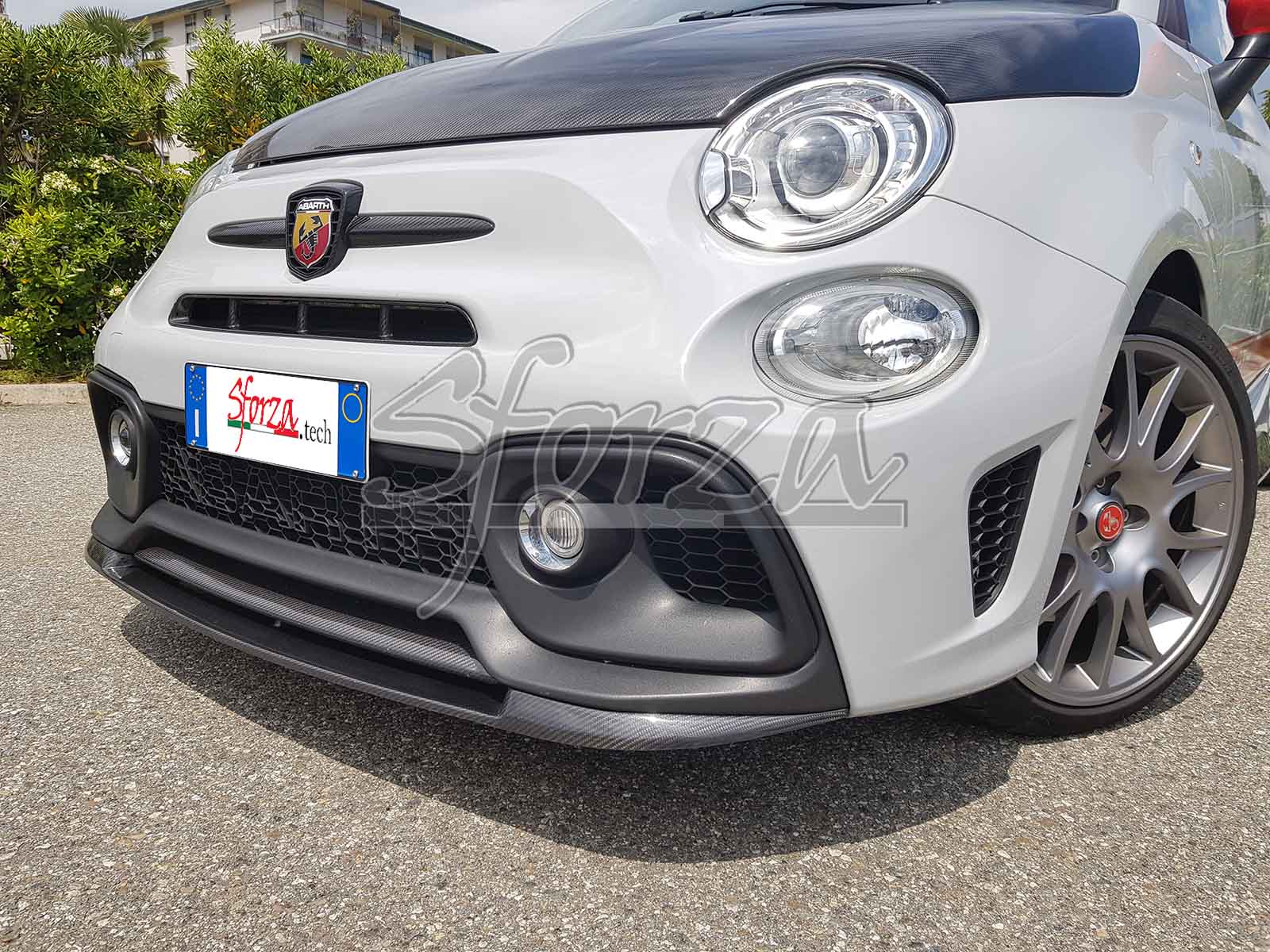 Abarth 595 Frontspoilerlippe carbon