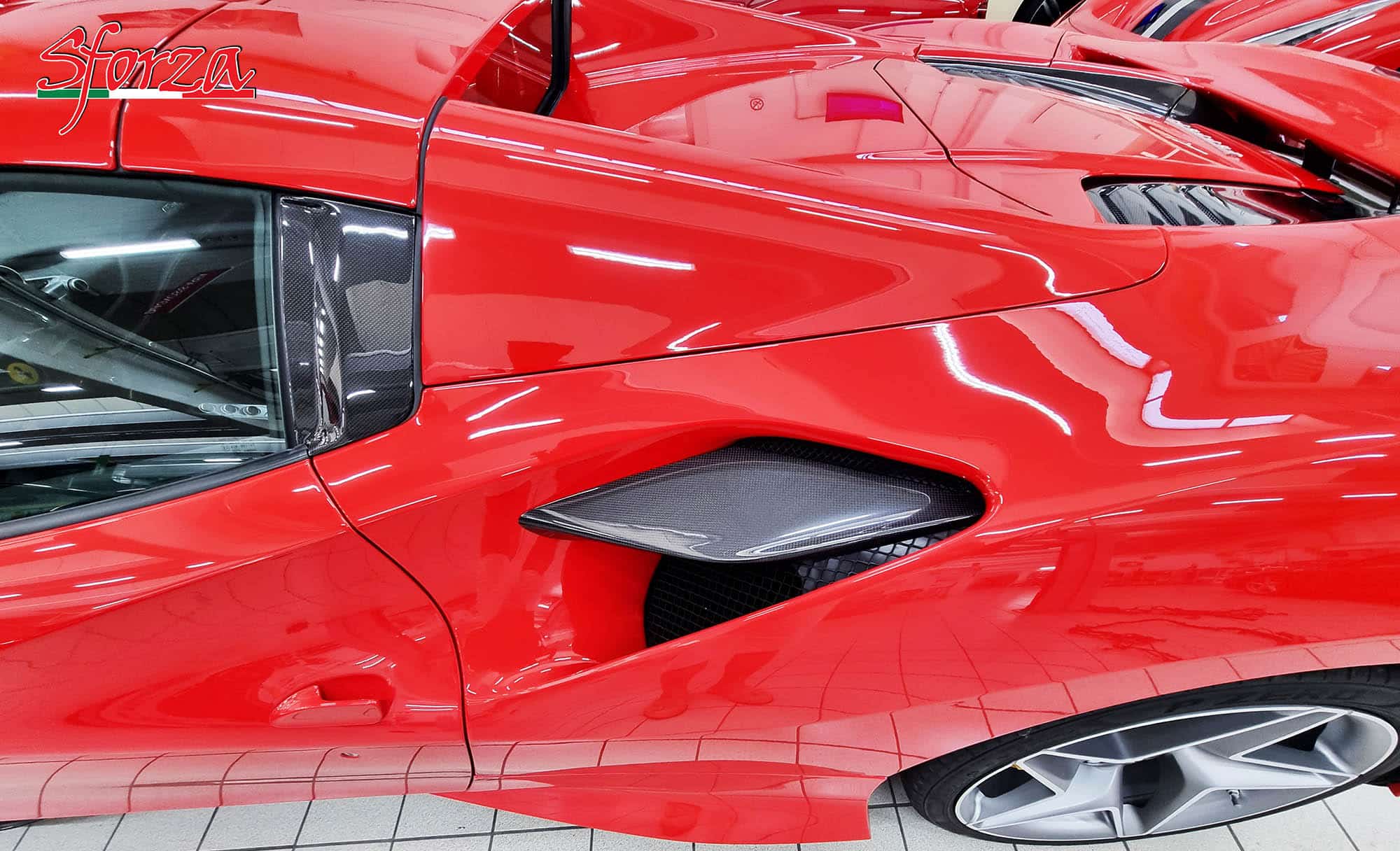 Capristo Ferrari F8 Carbon Airbox-Abdeckung